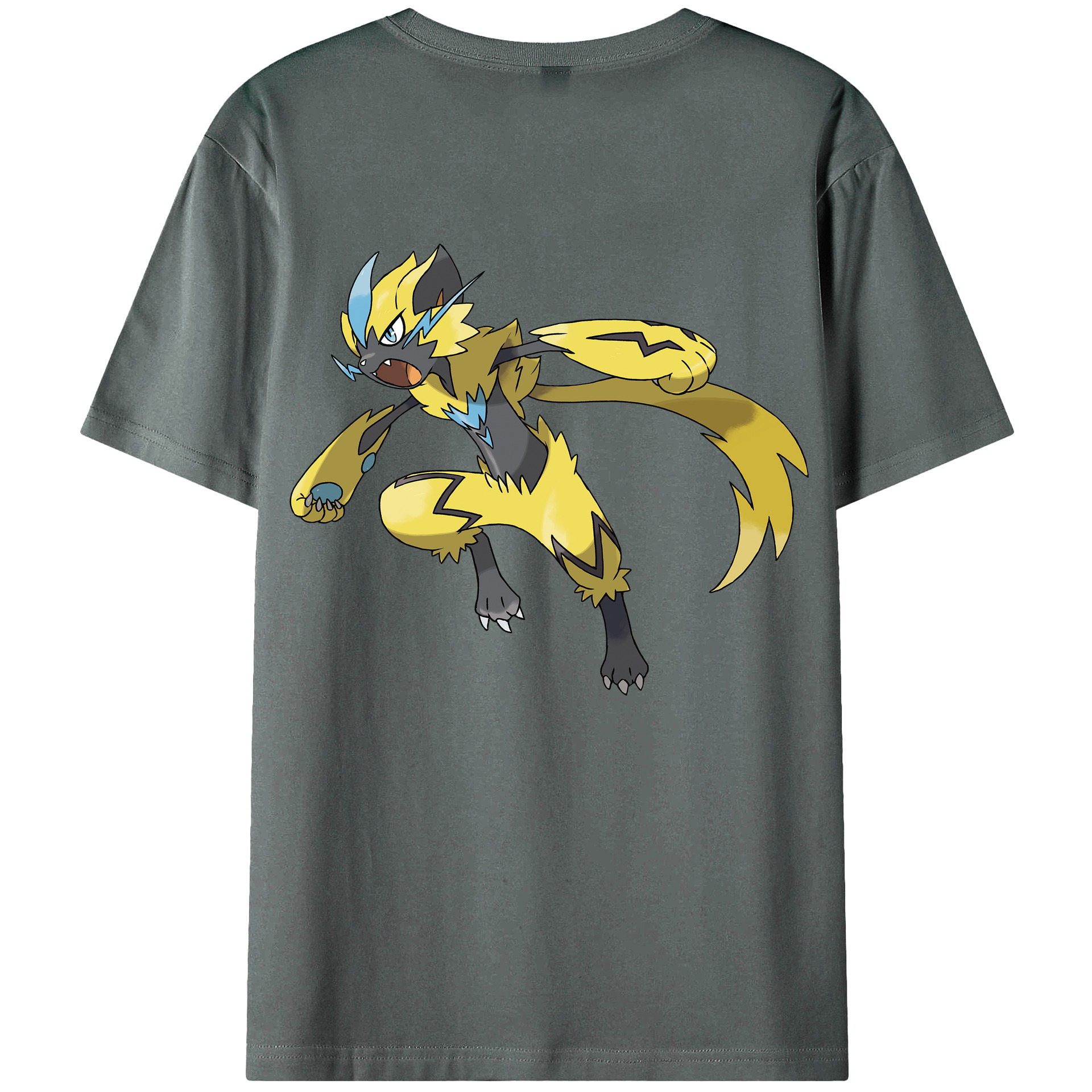 （画像用） ポケットモンスター Pokémon 綿100％半袖Tシャツ（背面プリント）